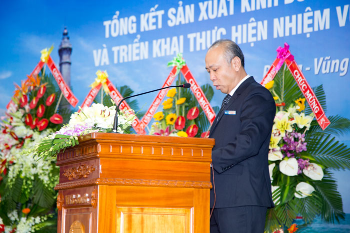 Ông Bùi Thế Hùng, TGĐ VMS-South phát biểu tại Hội nghị